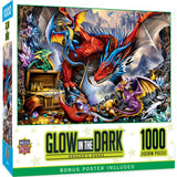 Glow in the Dark - Dragon's Horde 1000 Piece Jigsaw Puzzle