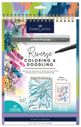 Reverse Coloring and Doodling Book Brights Edition