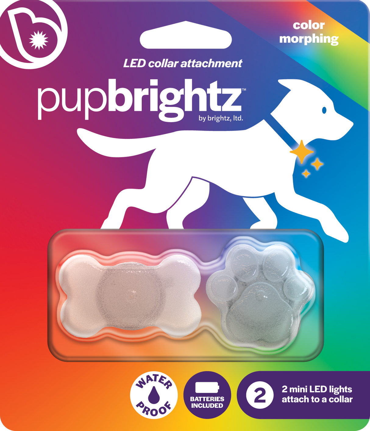 Pup Brightz LED Collar Attachment Color Morphing