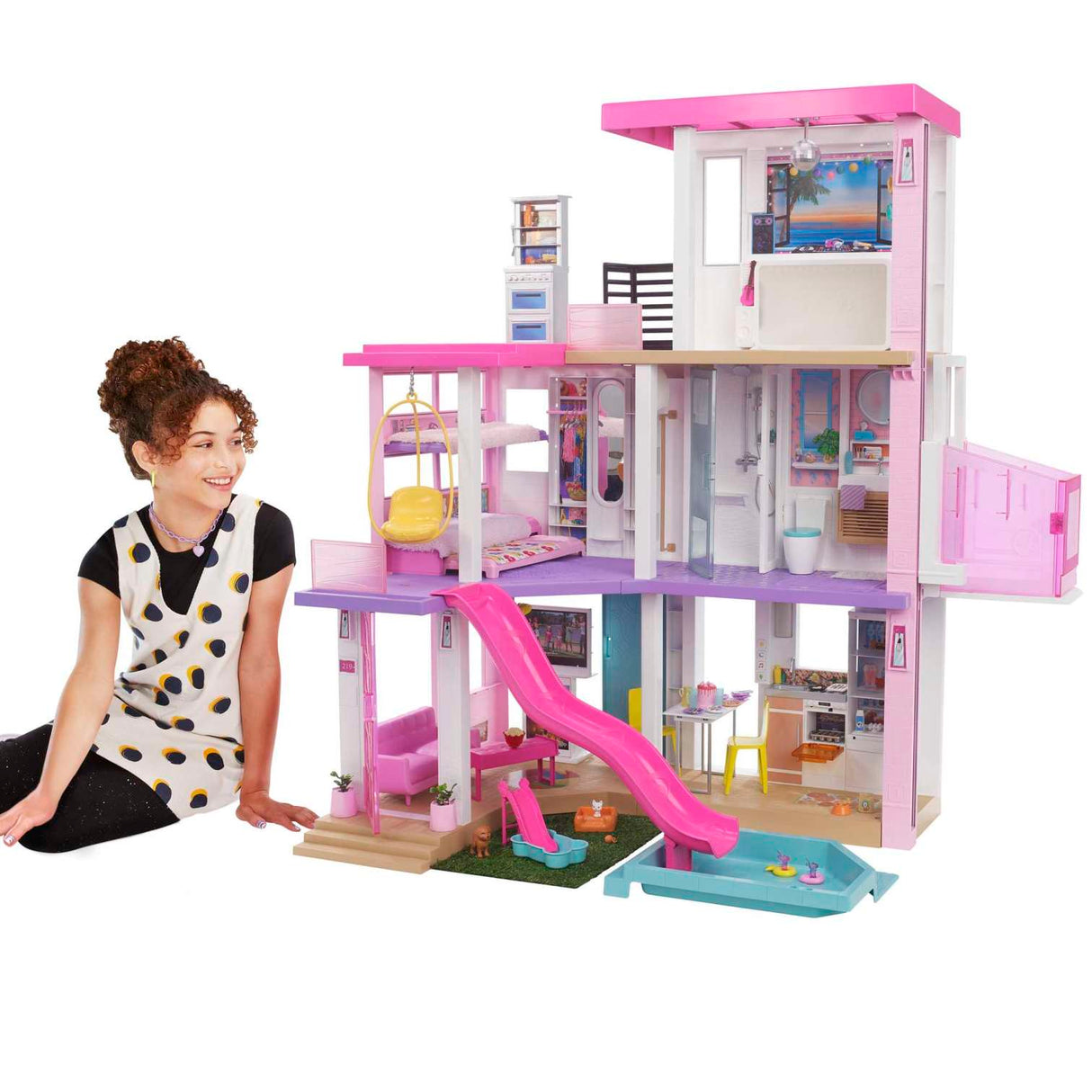 Barbie Dreamhouse Dollhouse With 75+ Accessories - GRG93