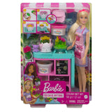 Barbie Career Florist Playset With Blonde Doll, Dough, Vases And More