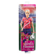 Barbie Soccer Doll, Blonde, #9 Uniform, Soccer Ball, Cleats, Socks