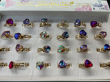 Gem Of My Heart Spinner Rings asst styles