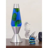 16.3'' Lamp Lava - Yellow & Blue