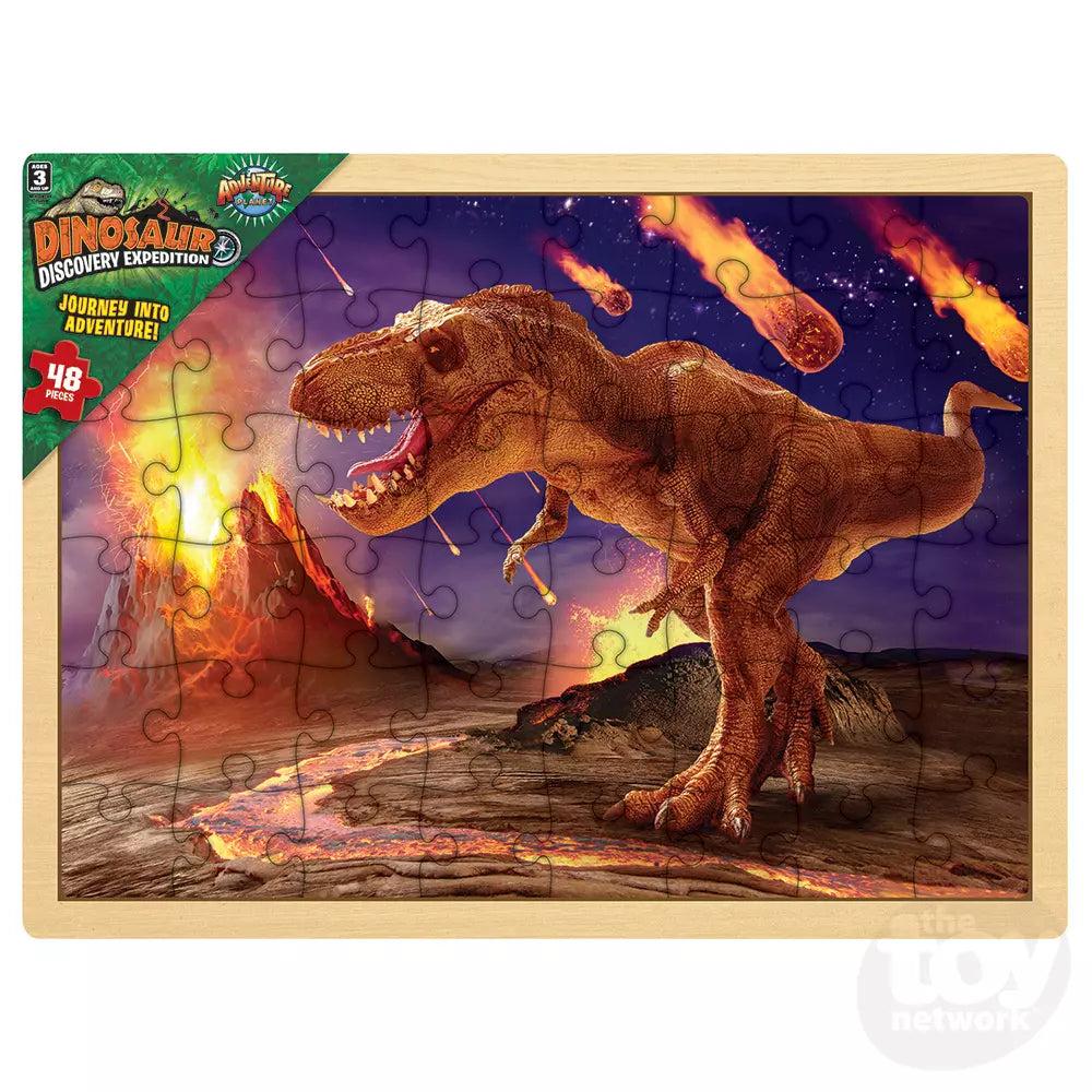 15.75" X 11.75" 48pc Dinosaur Puzzle