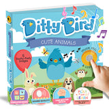 DITTY BIRD Sound & Texture Book: Cute Animals