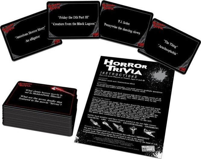 Horror Trivia Peg Box