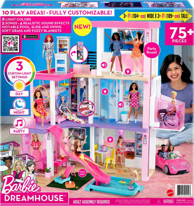 Barbie Dreamhouse 3-story Dollhouse Playset