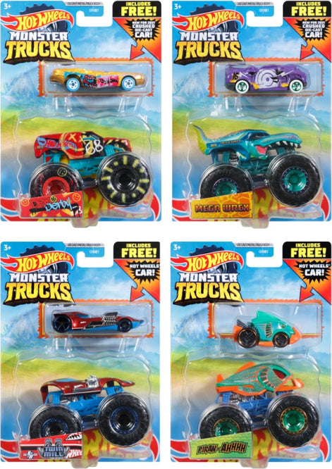 激レアHot Wheels Nismo & Monster Trucksセット Nissan Nismo GT Hot Wheels 2023 Monster Trucks Treasure Hunt