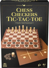 Cardinal Classics: Chess, Checkers, Tic Tac Toe