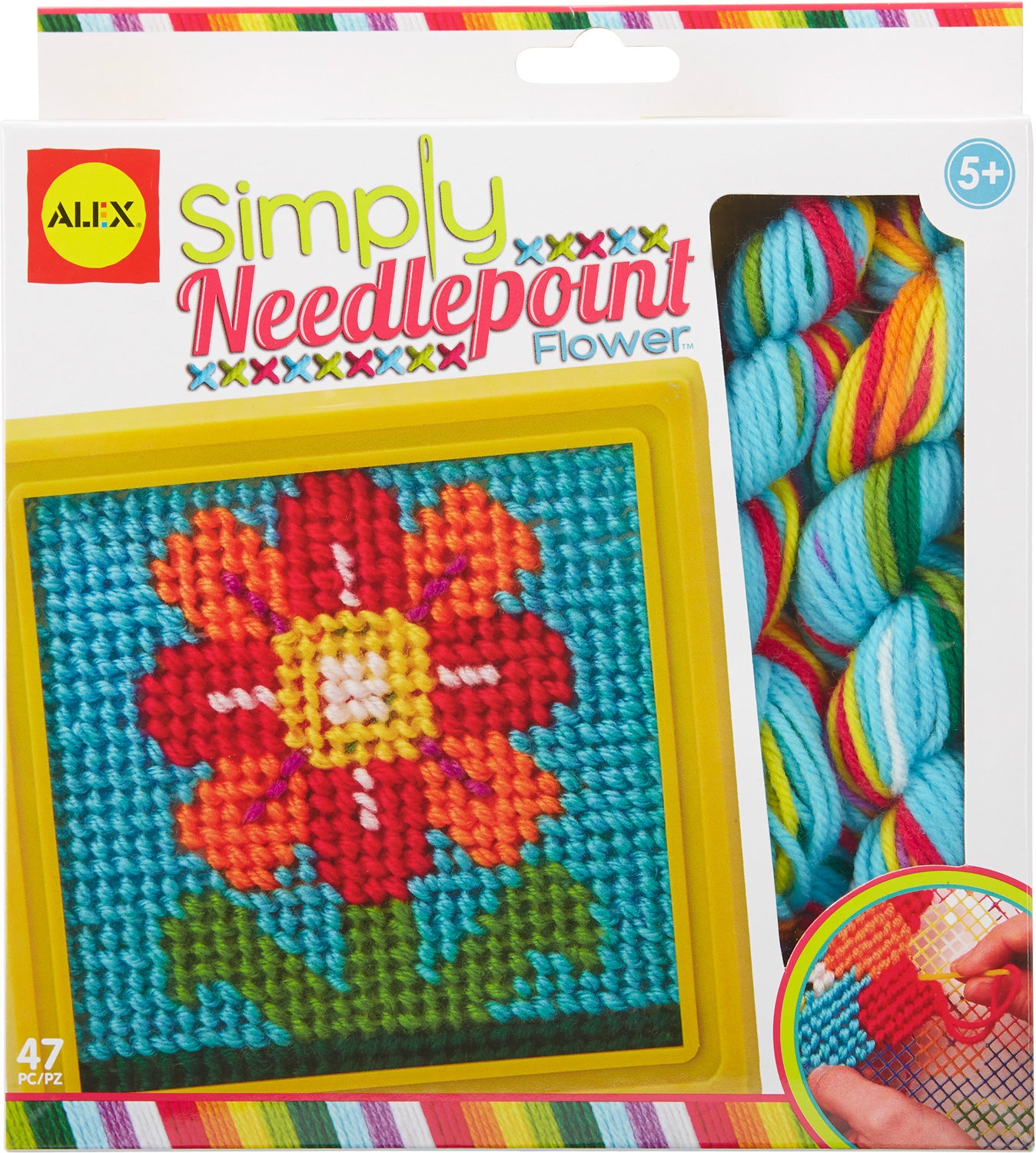 Alex Toys Craft Simply Needlepoint Love並行輸入 ALEX Toys Craft Simply Needlepoint - Butterfly (395-B)