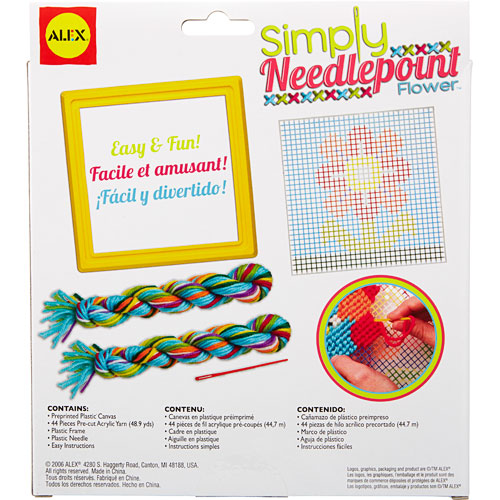 ALEX Toys Craft Simply Needlepoint Flower