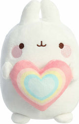 Aurora Molang - 6" Rainbow Heart Molang