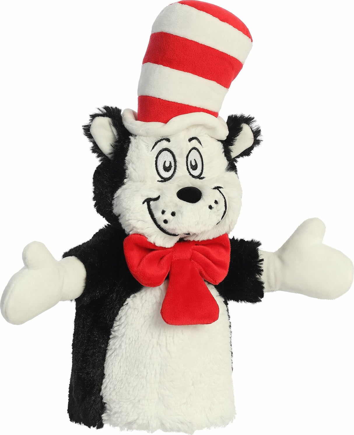 Aurora Dr Seuss  14" Cat In The Hat Hand Puppet