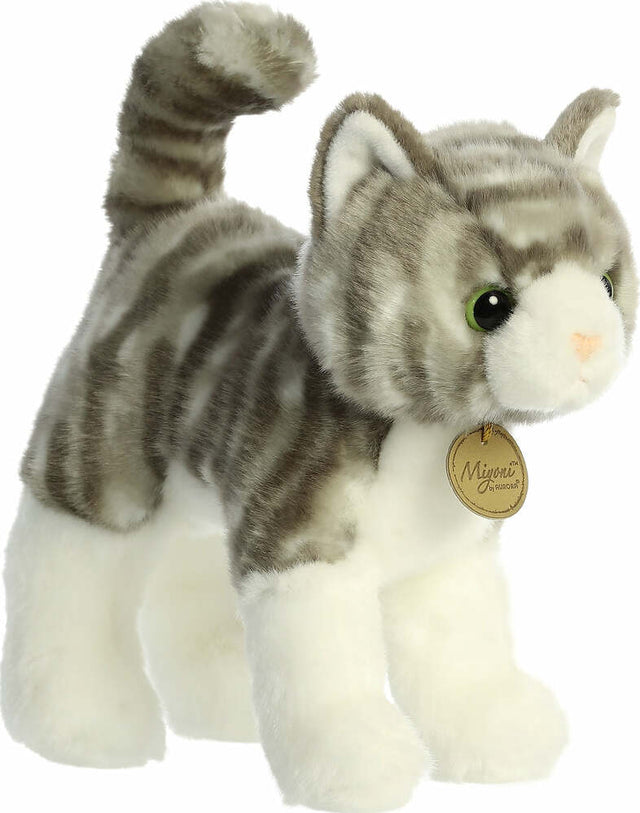 Aurora Miyoni® - 10" Grey Tabby Cat