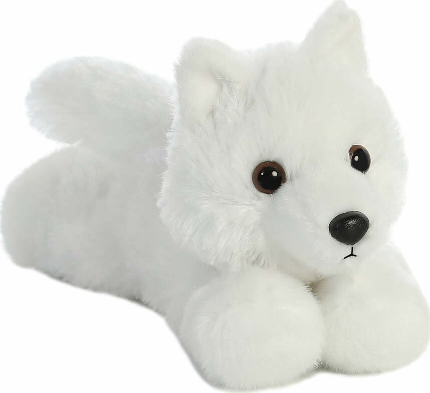 Aurora Mini Flopsie™ - 8" White Wolf