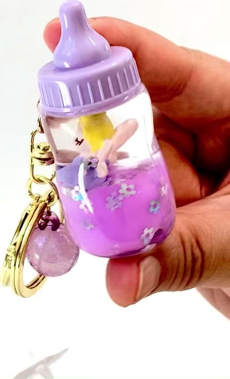 Fairy Milk Bottle Floaty Key Charm (assorted)