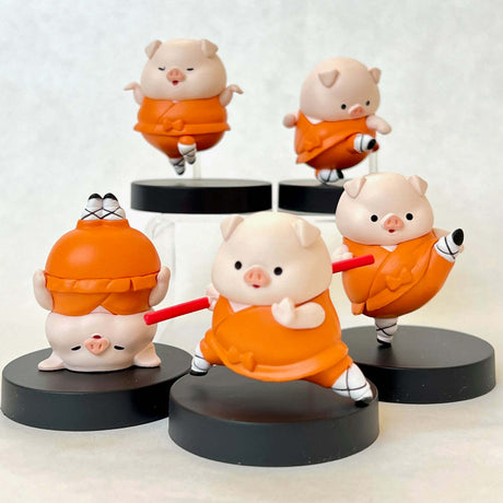 Kung Fu Pig Figurine Capsule (assorted)