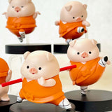 Kung Fu Pig Figurine Capsule (assorted)