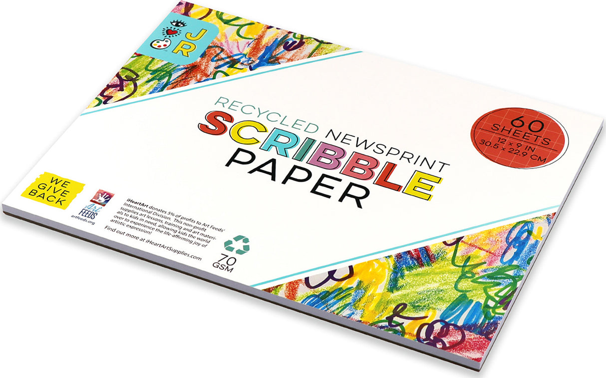 JR Recycled Newsprint Scribble Pad-50