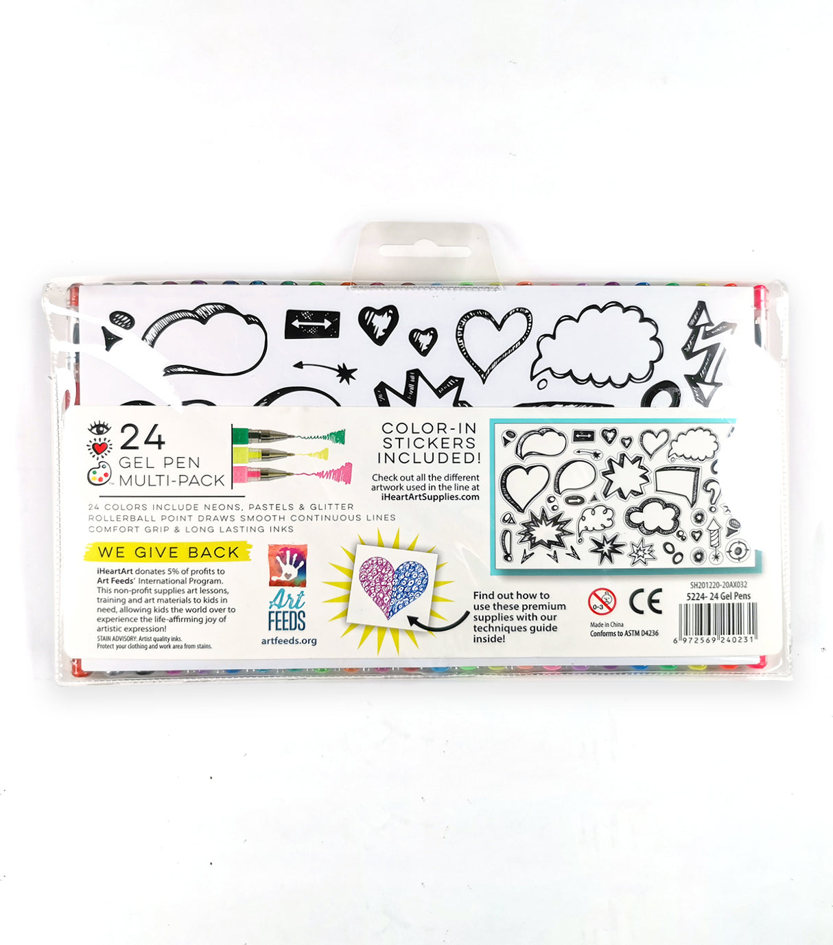 iHeart Art 24 Gel Pen Multi-pack