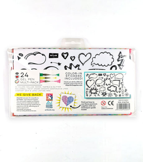 iHeart Art 24 Gel Pen Multi-pack