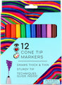 iHeart Art 12 Cone Tip Markers