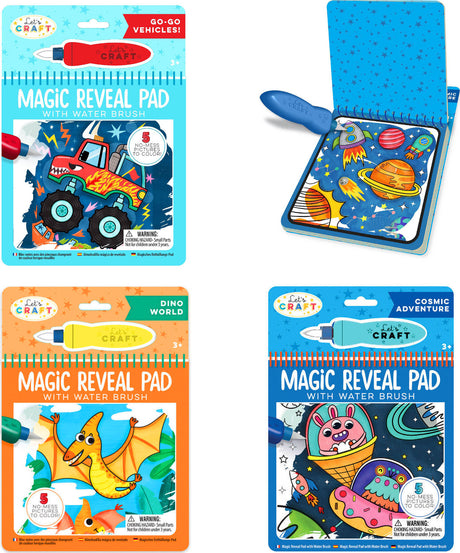 Let's Craft Magic Reveal (assortment) Space, Dinos,vehicles