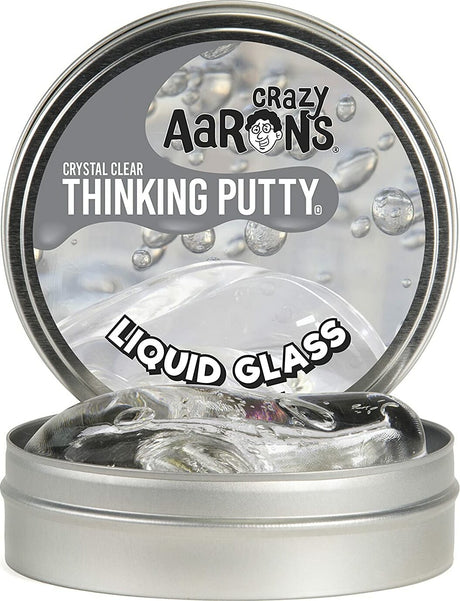 Crystal Clear Liquid Glass Thinking Putty