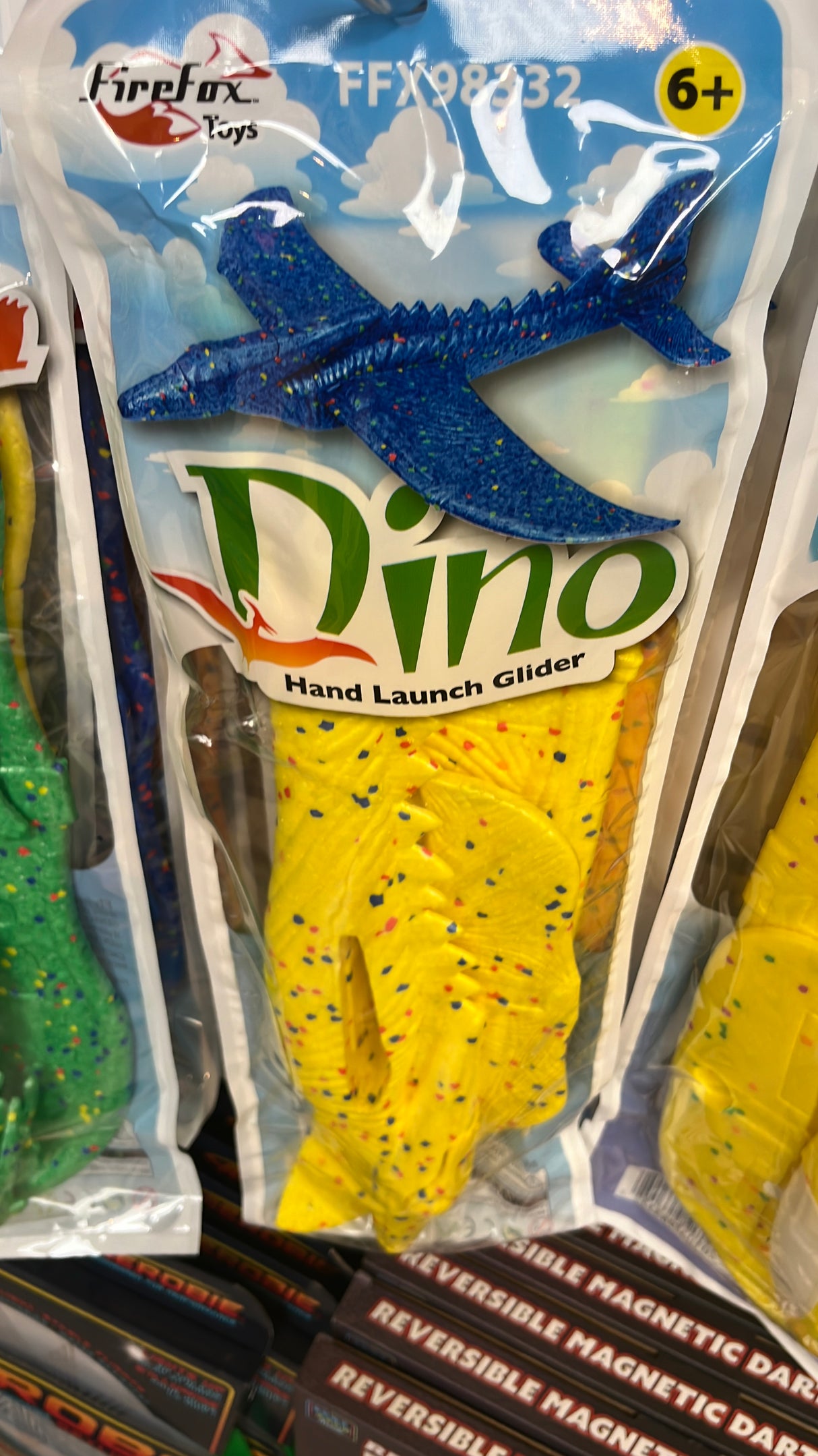 The Dino Hand Launche Glider - colors vary