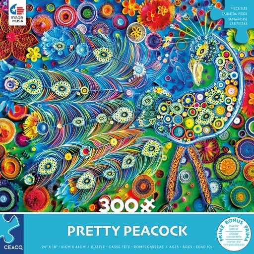 300 pc 300 Piece mixed Pretty Peacock