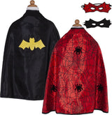 Spider Bat Reversible Cape And Mask (Size 3-4)