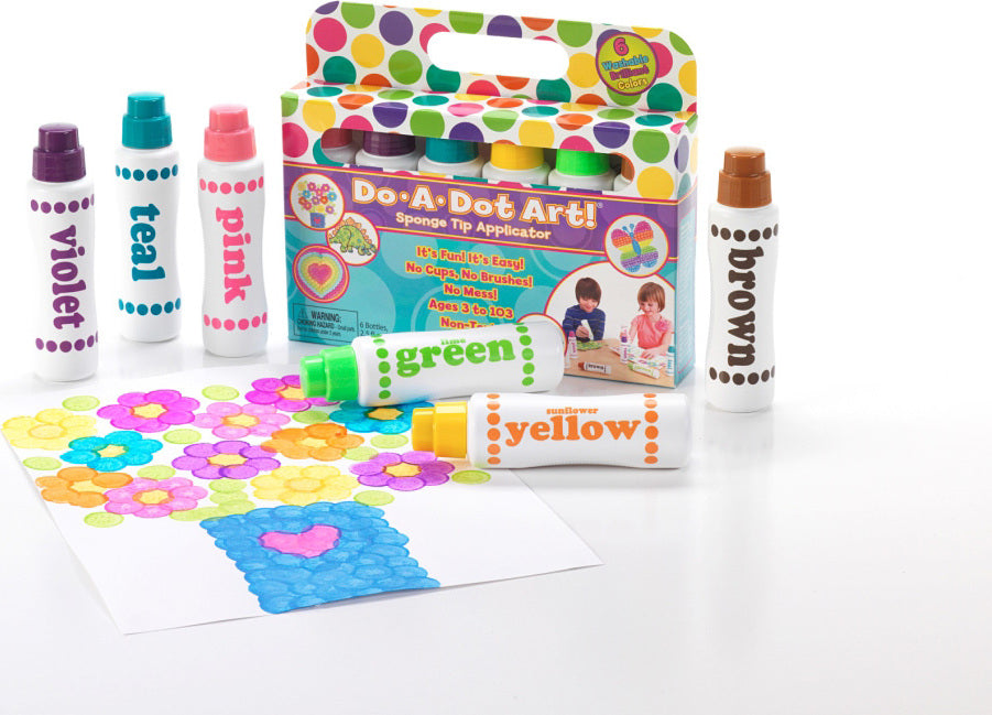 DO-A-DOT ART 6 PACK BRILLIANT MARKERS