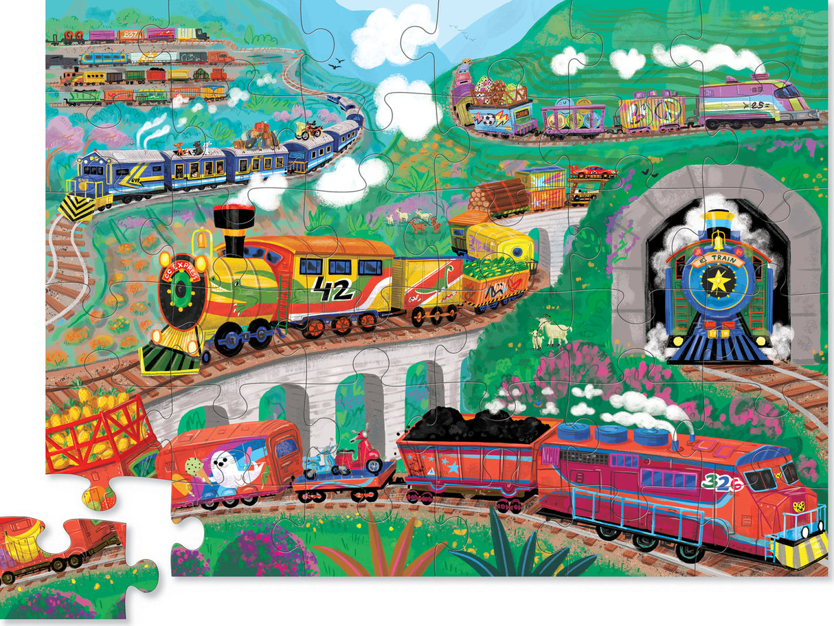 36-Pc Puzzle - All Aboard (Foil Stamped)