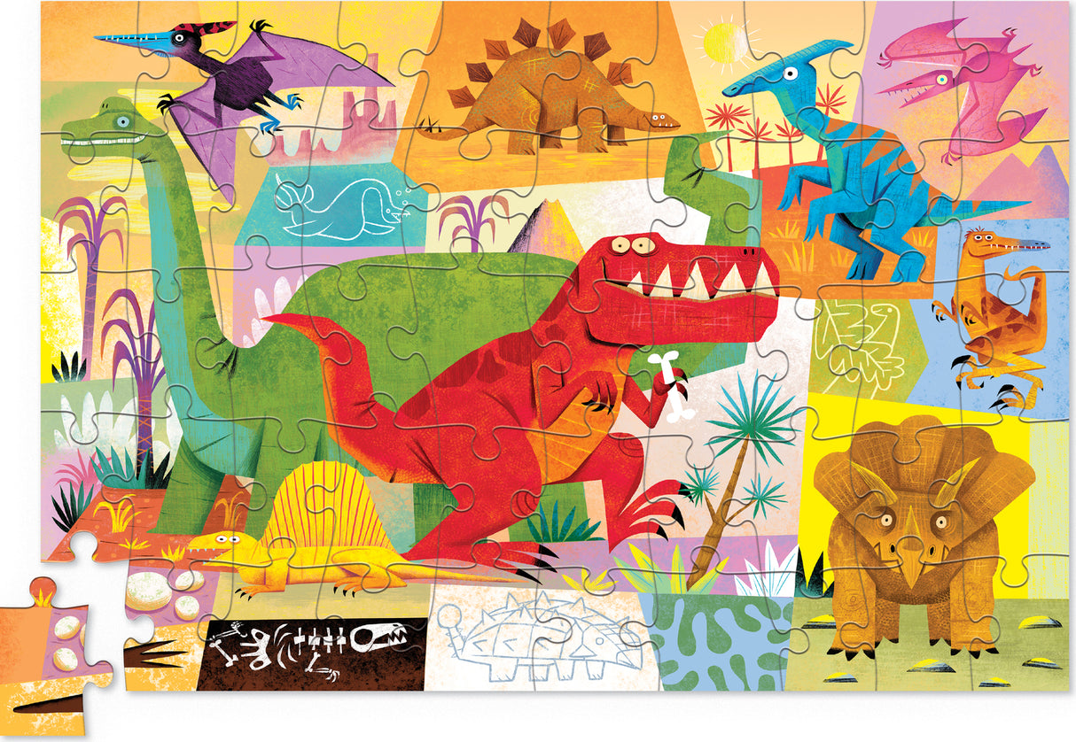 50-pc Tin Puzzle - Dino World 