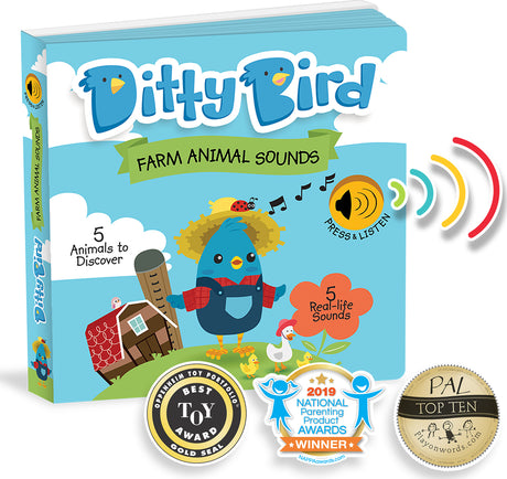 Ditty Bird Baby Sound Book: Farm Animal Sounds