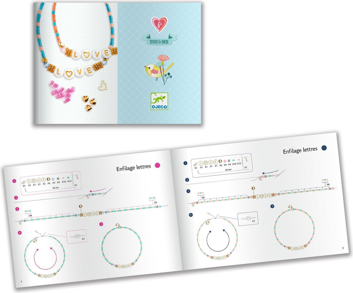 DJECO Love Letters Beads & Jewelry