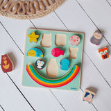 Puzz and Boom Rainbow Wooden Puzzle