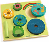 Puzz and Stack Rainbow Wooden Puzzle