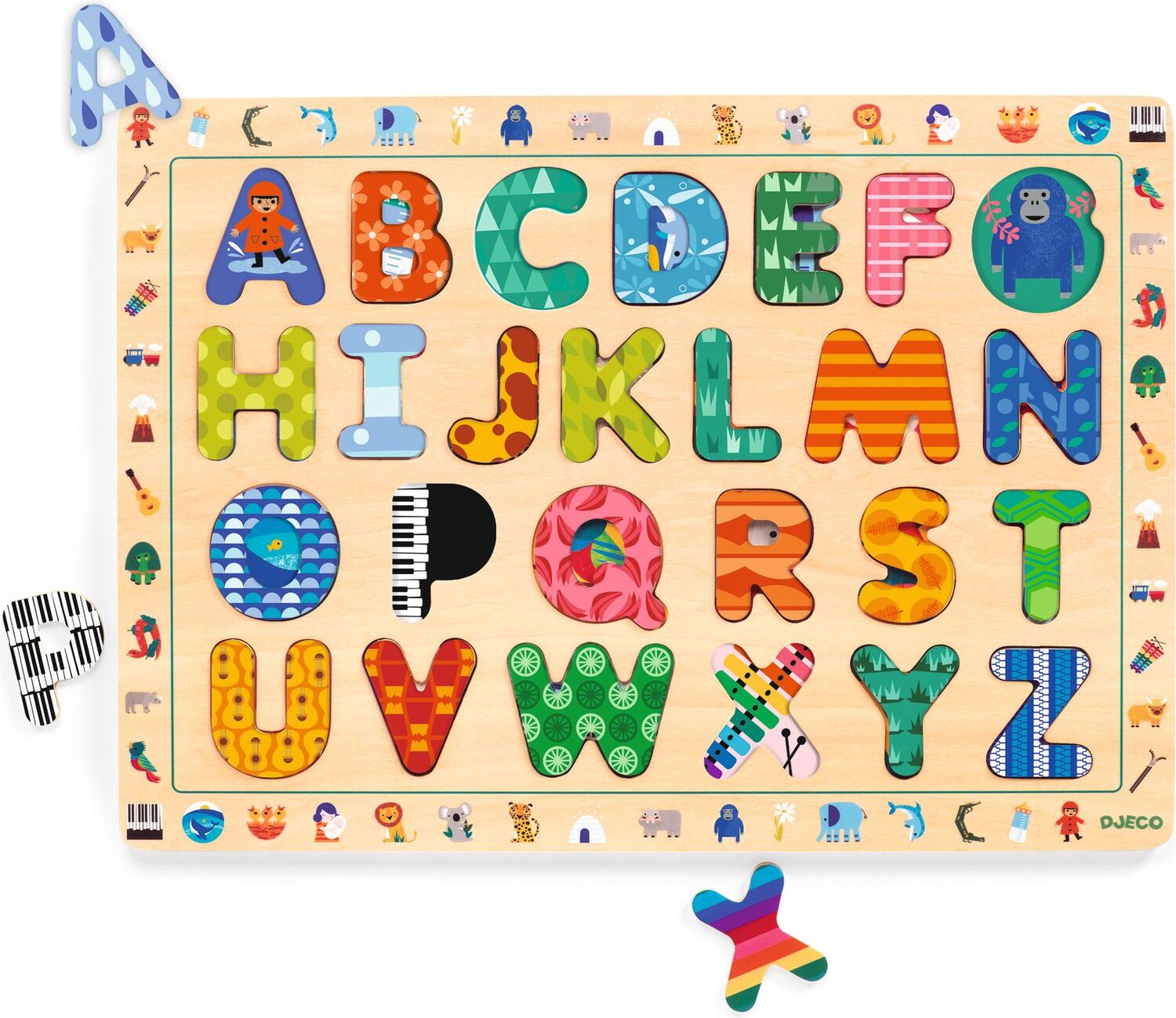 ABC Wooden Puzzles ABC Intl – Toys on the Square