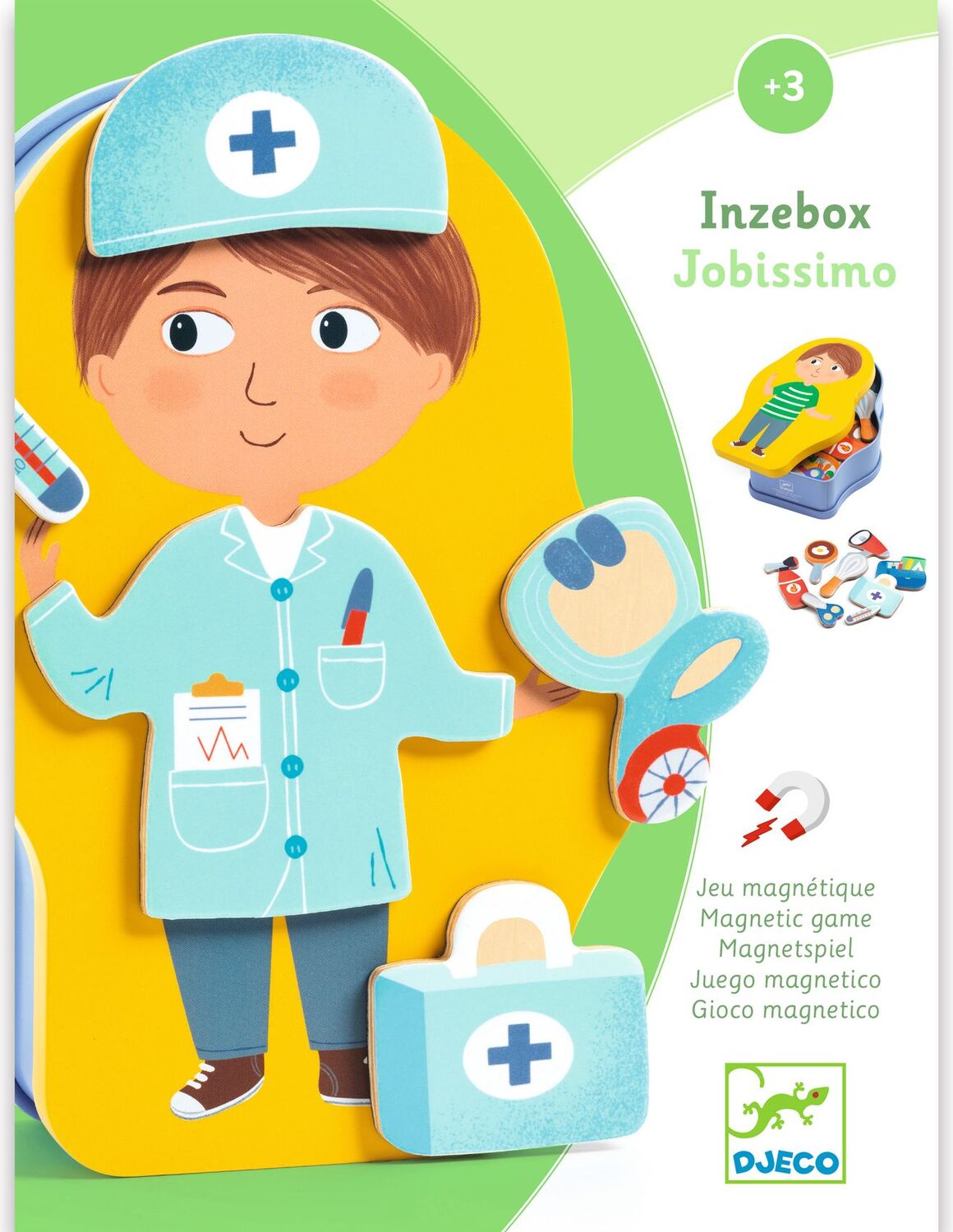 Djeco Jobissimo Magnetic Dress Up Activity Toy