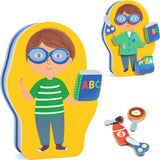 Djeco Jobissimo Magnetic Dress Up Activity Toy