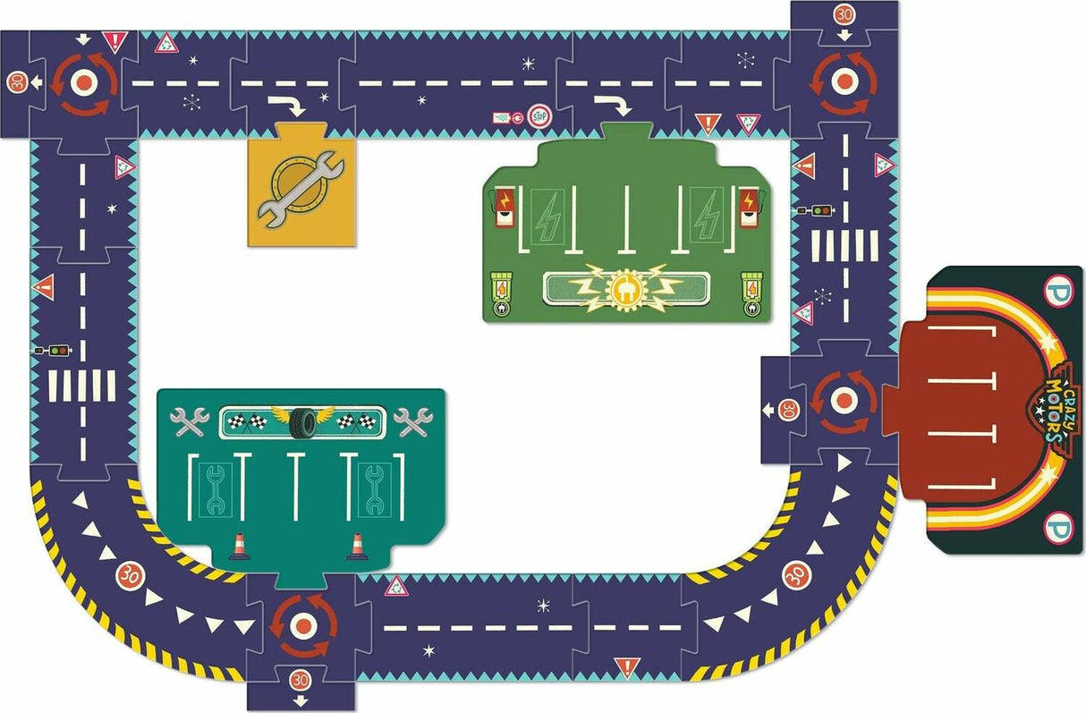 City Circuit 24pc Giant Puzzle