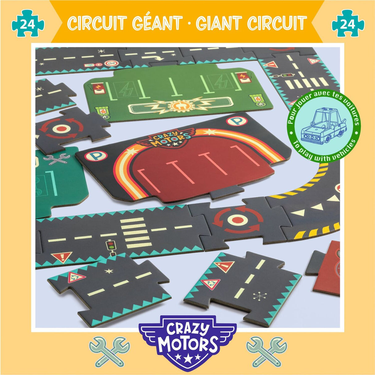 City Circuit 24pc Giant Puzzle