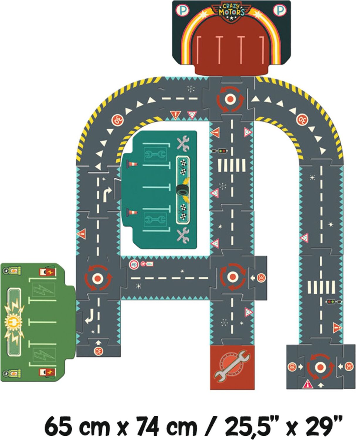 City Circuit 24pc Giant Puzzle