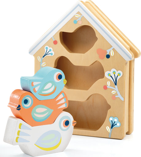 Djeco Babybirdi Wooden Puzzle