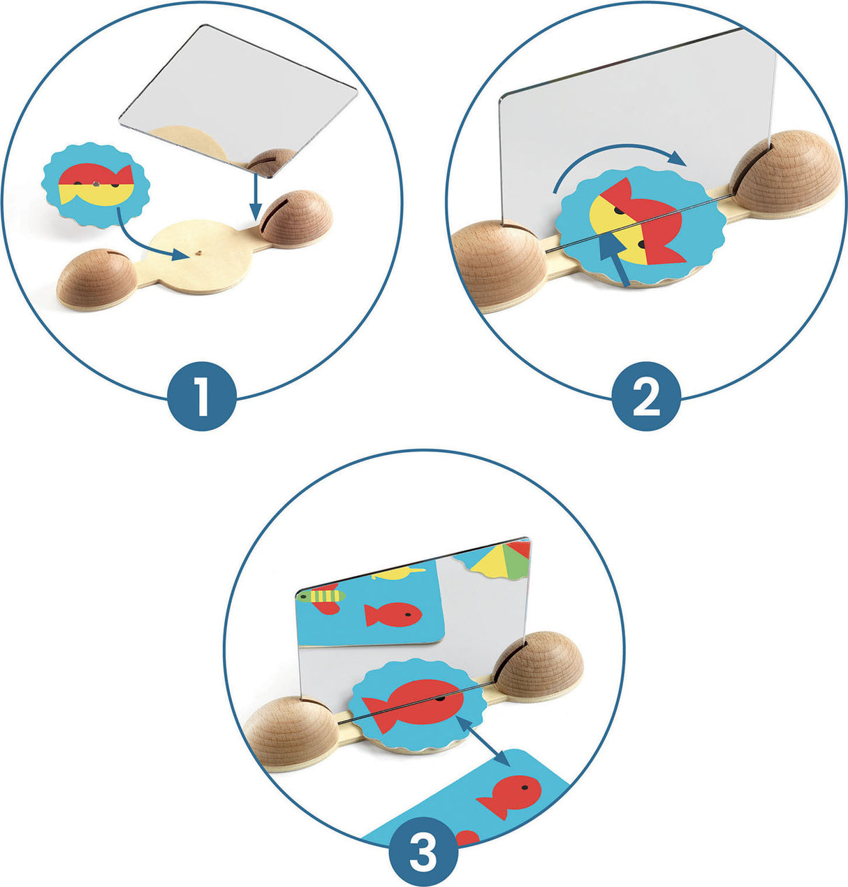 Ze Mirror Images Wooden Complete the Reflection Activity
