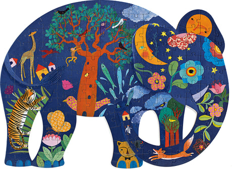 Puzz'art Elephant - 150 pc shaped puzzle