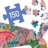 Whale 150pc Puzz'Art Shaped Jigsaw Puzzle + Poster