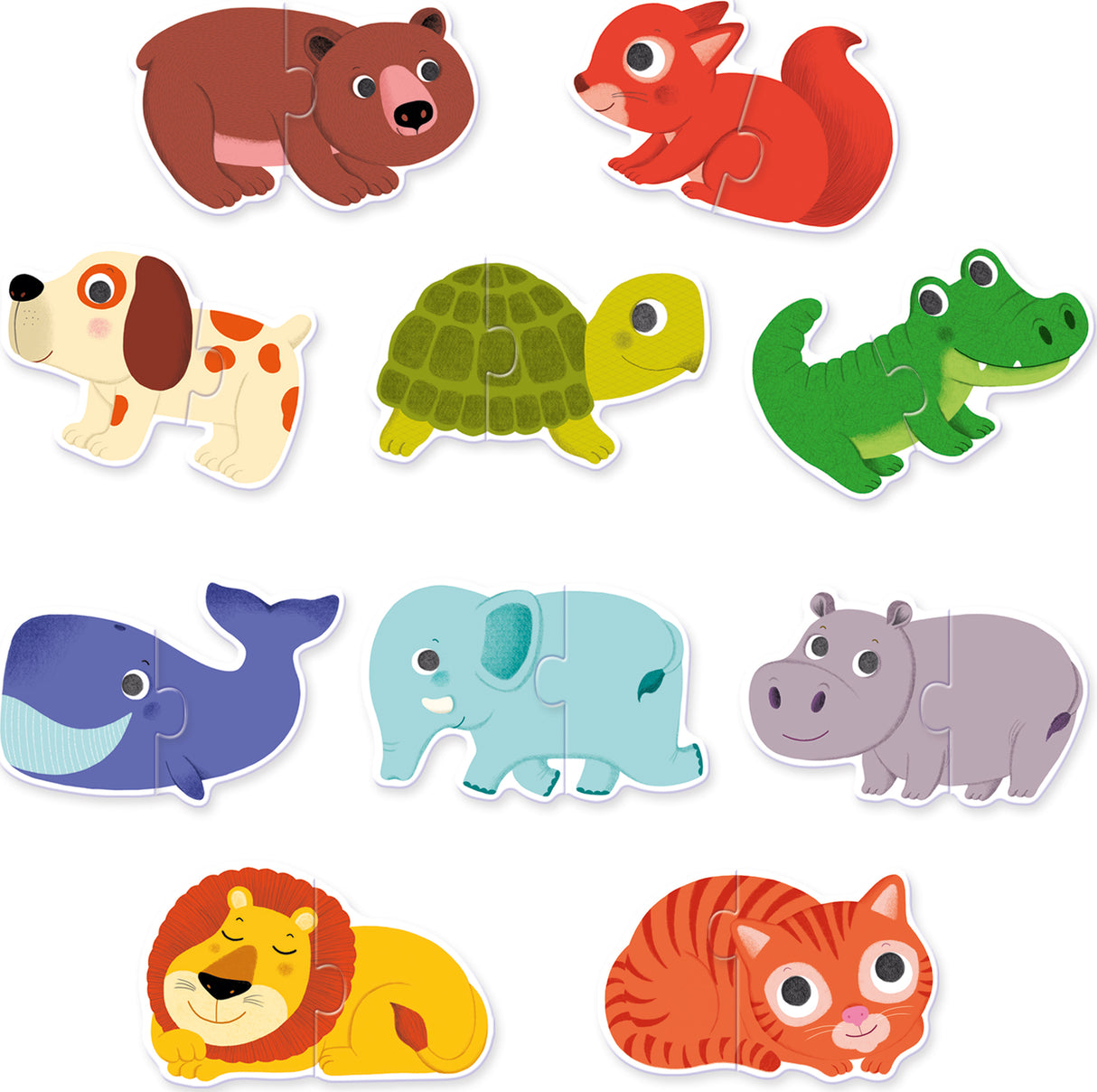 Djeco Animals Puzzle Duo Matching Activity